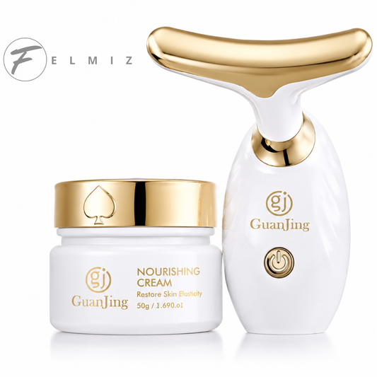 GuanJing™ Lifting Facial – Crema Reafirmante con Masajeador Facial
