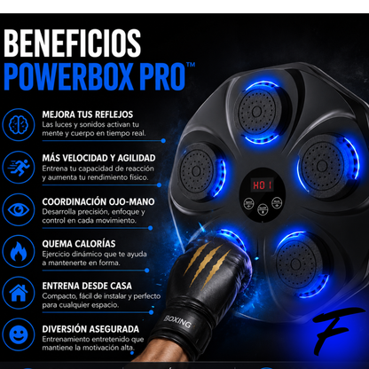 Máquina Boxeo Musical Entrenamiento, POWERBOX PRO™