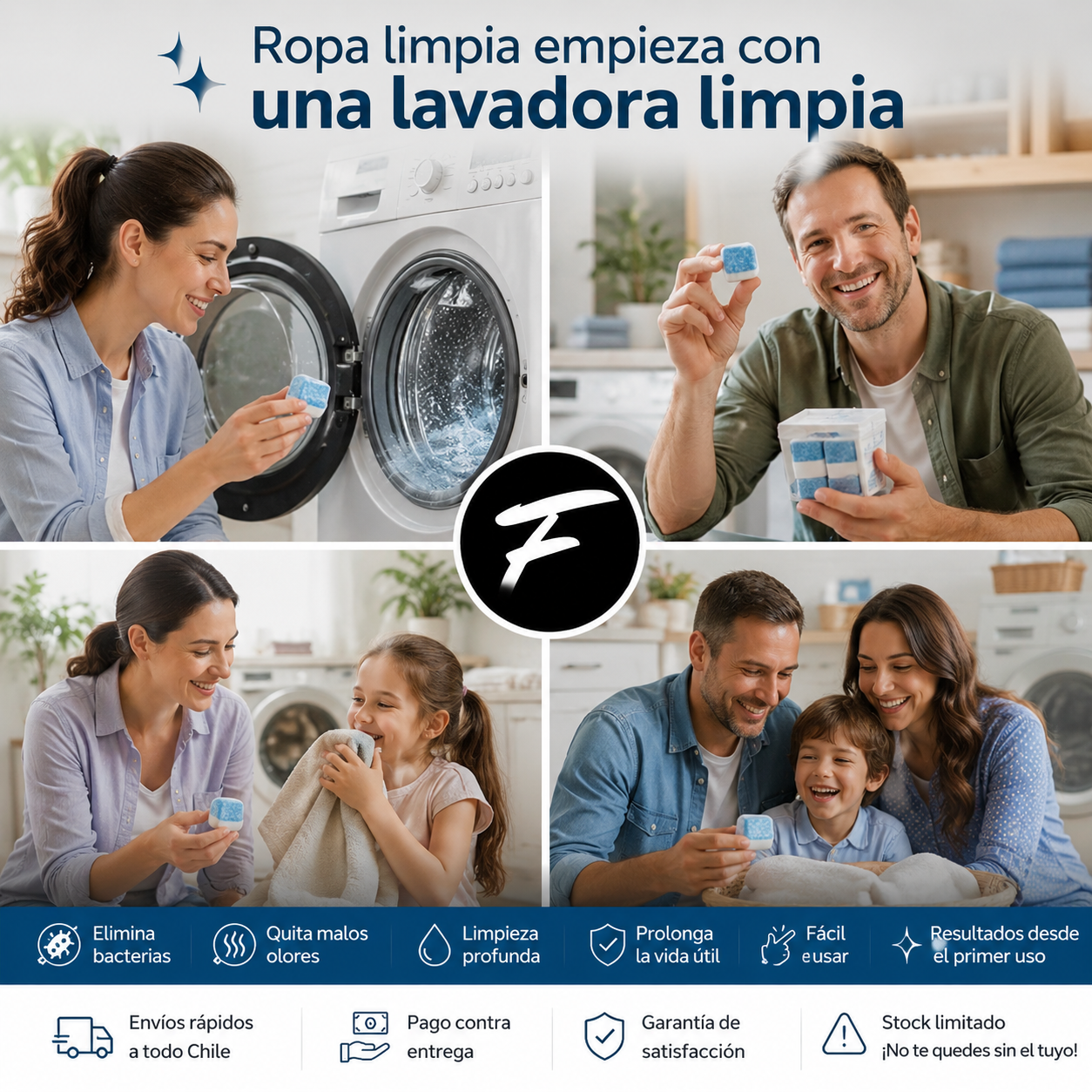 ✨ Freshora™ Tu ropa merece limpieza real.