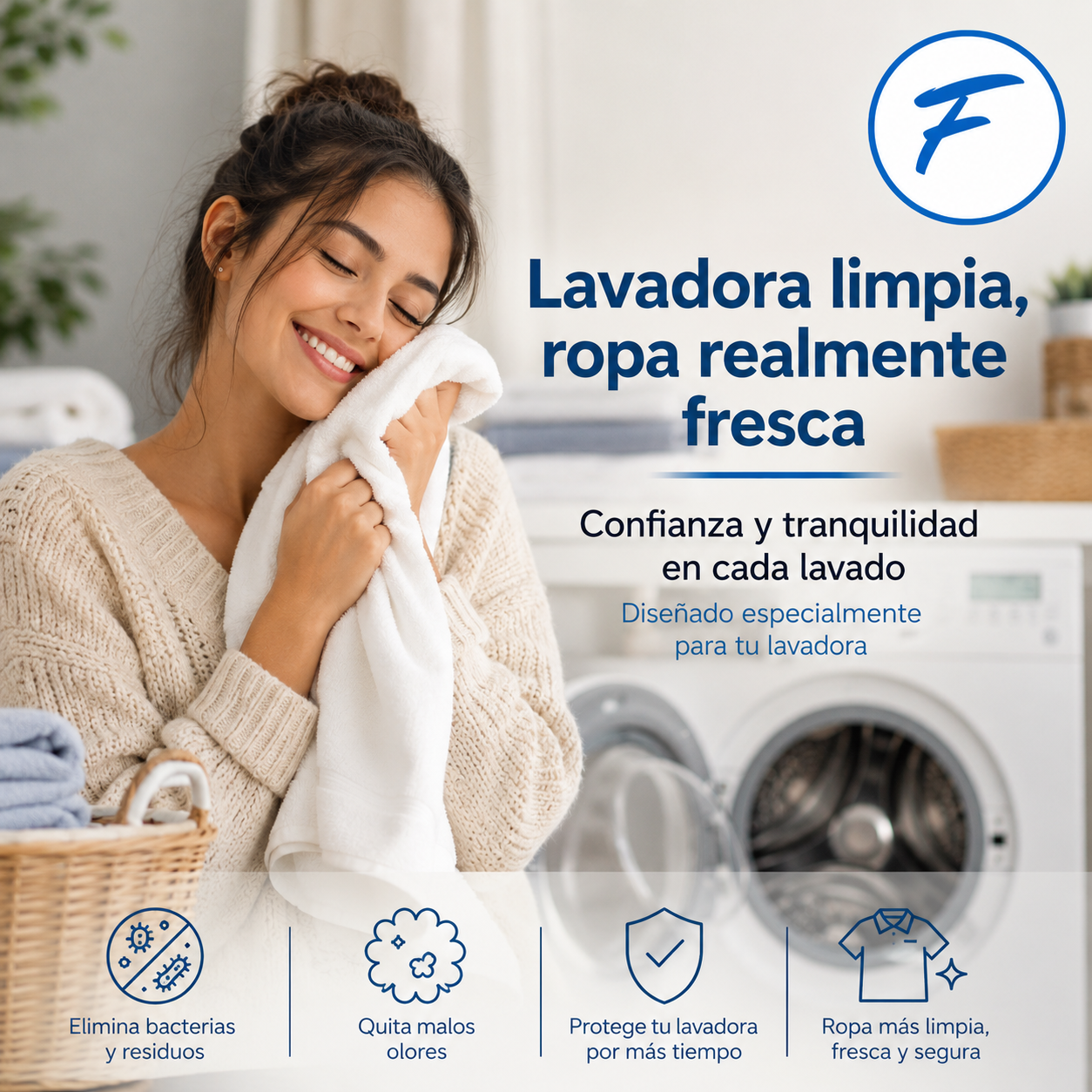 ✨ Freshora™ Tu ropa merece limpieza real.